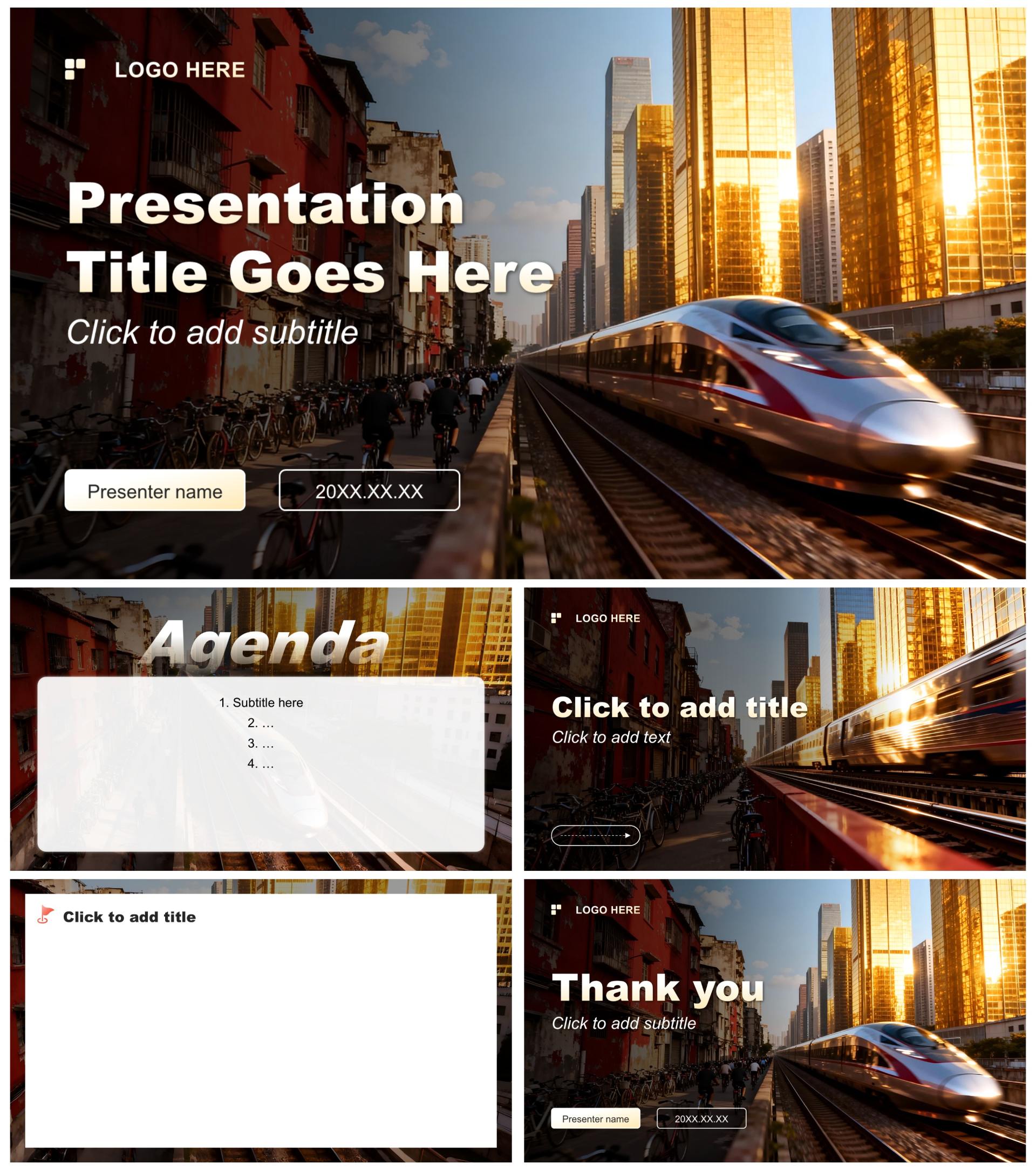 红黄色商务风两会经济发展深度解读PPT主题模板