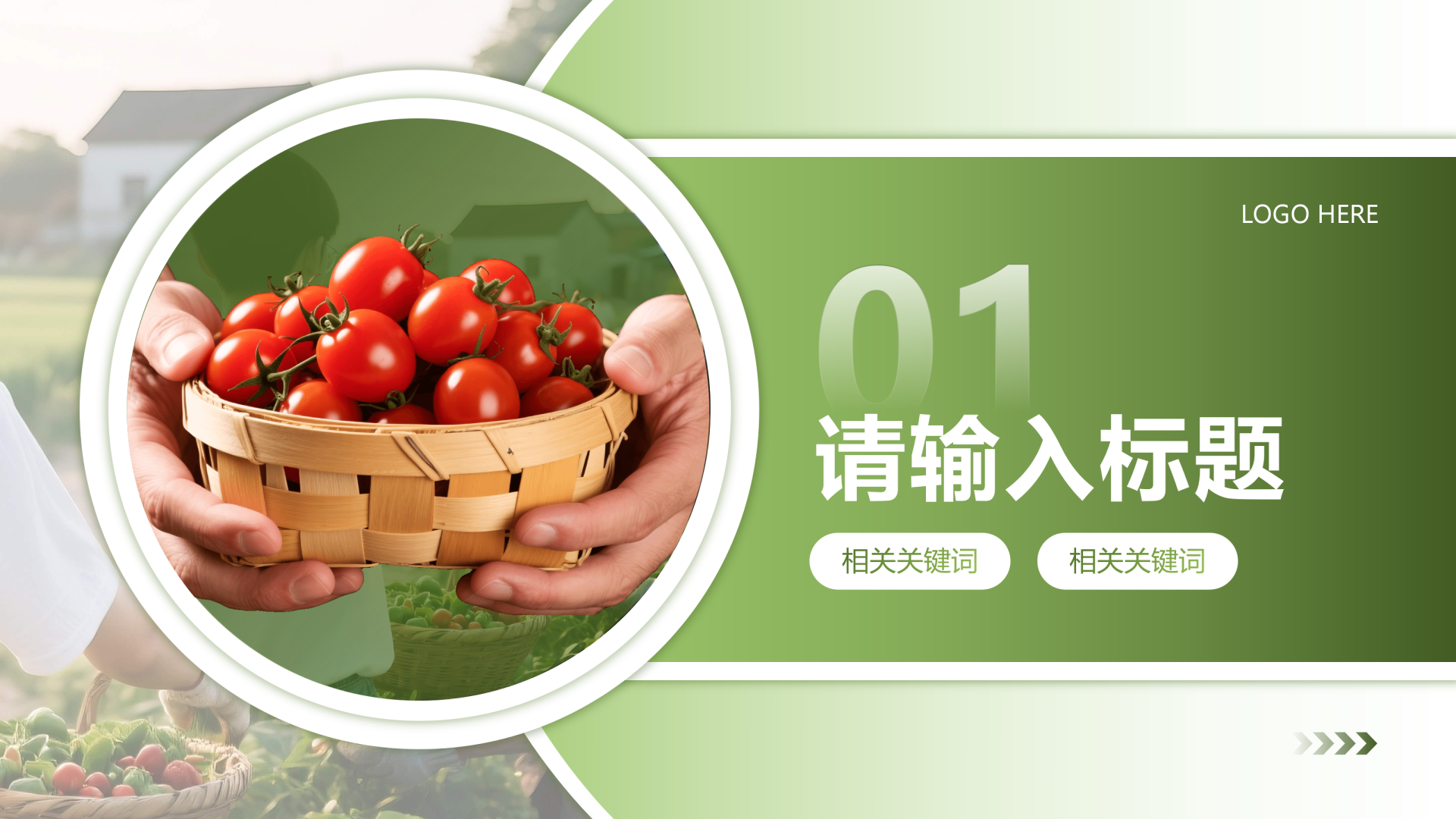 章节页-绿色简约风学生社会实践总结分享PPT单页