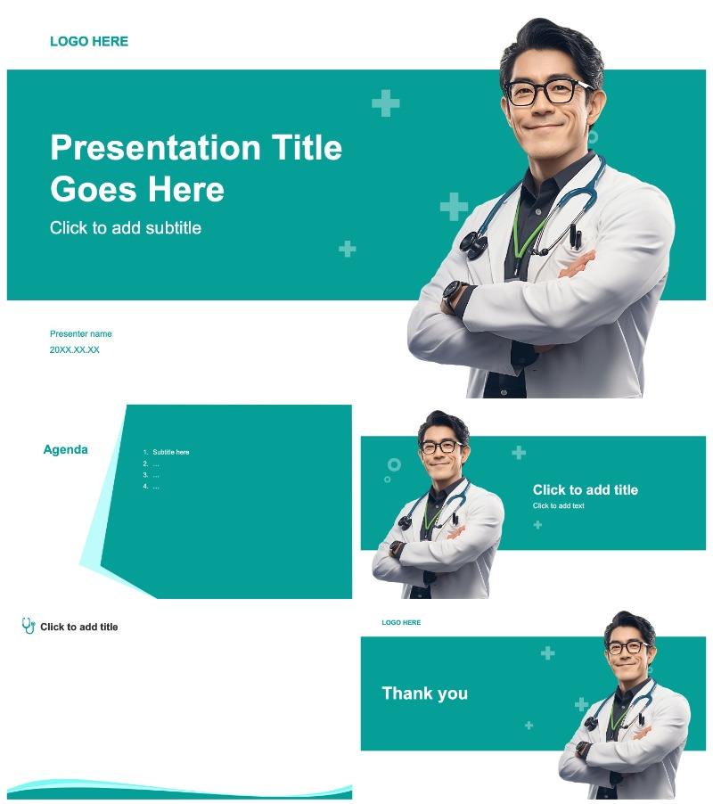 绿色医学临床试验研究报告PPT主题