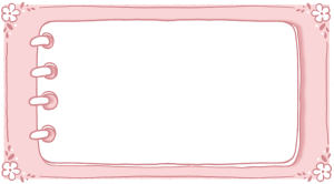 粉色手绘笔记本页面PPT背景图