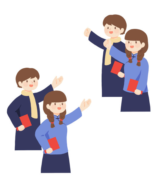 党政卡通人物素材