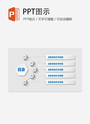 医药医疗总结目录PPT模板