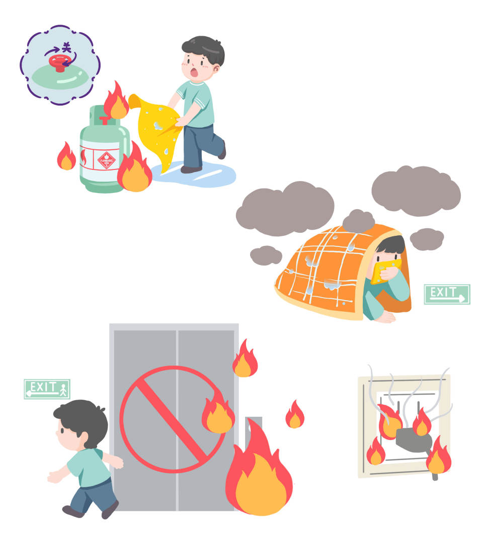 火灾安全保护素材_完美办公