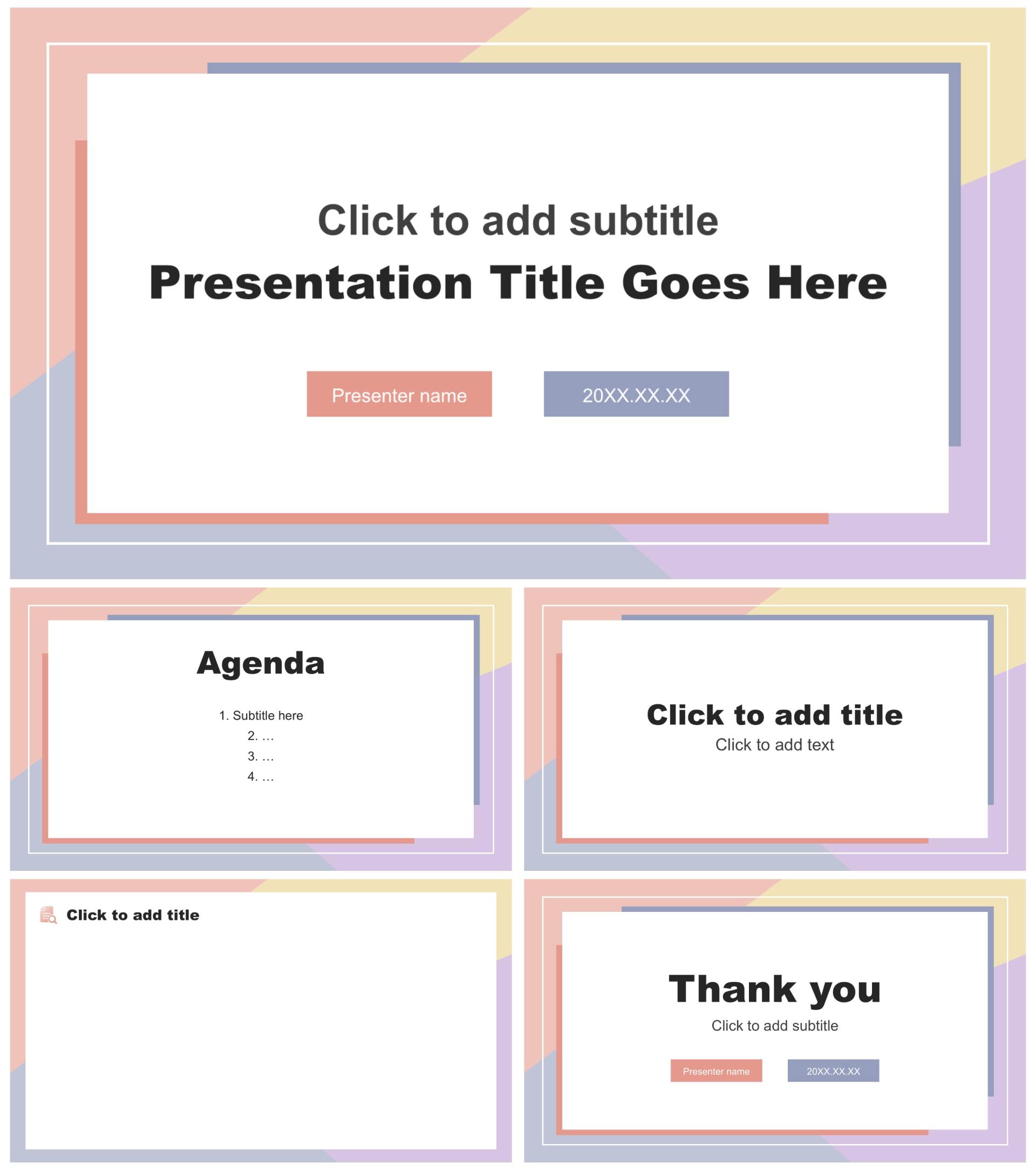 彩色莫兰迪简约风考研调剂规划指南PPT主题模板