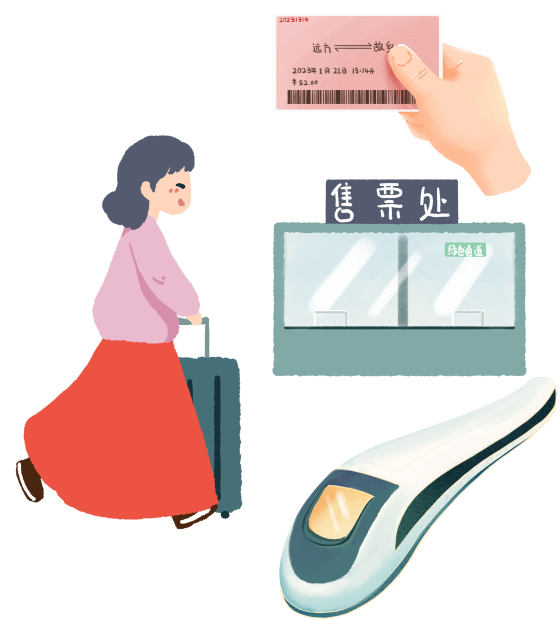春节春运素材