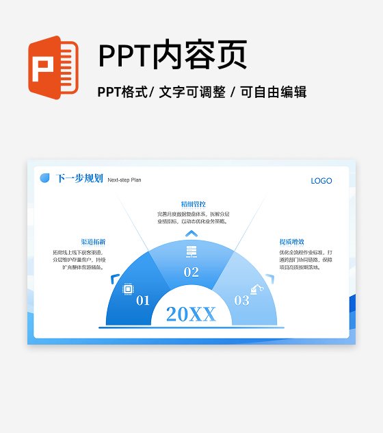 亮点总分3项-城市剪影年中工作汇报PPT 单页