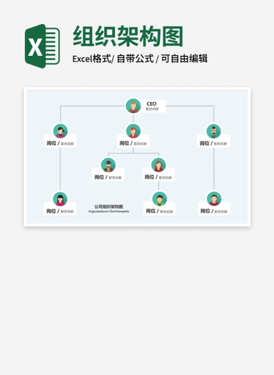简易人像公司组织架构图