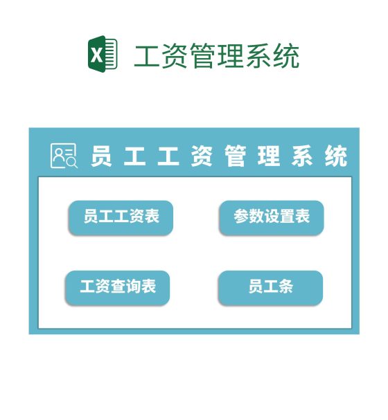 工资管理系统excel模板