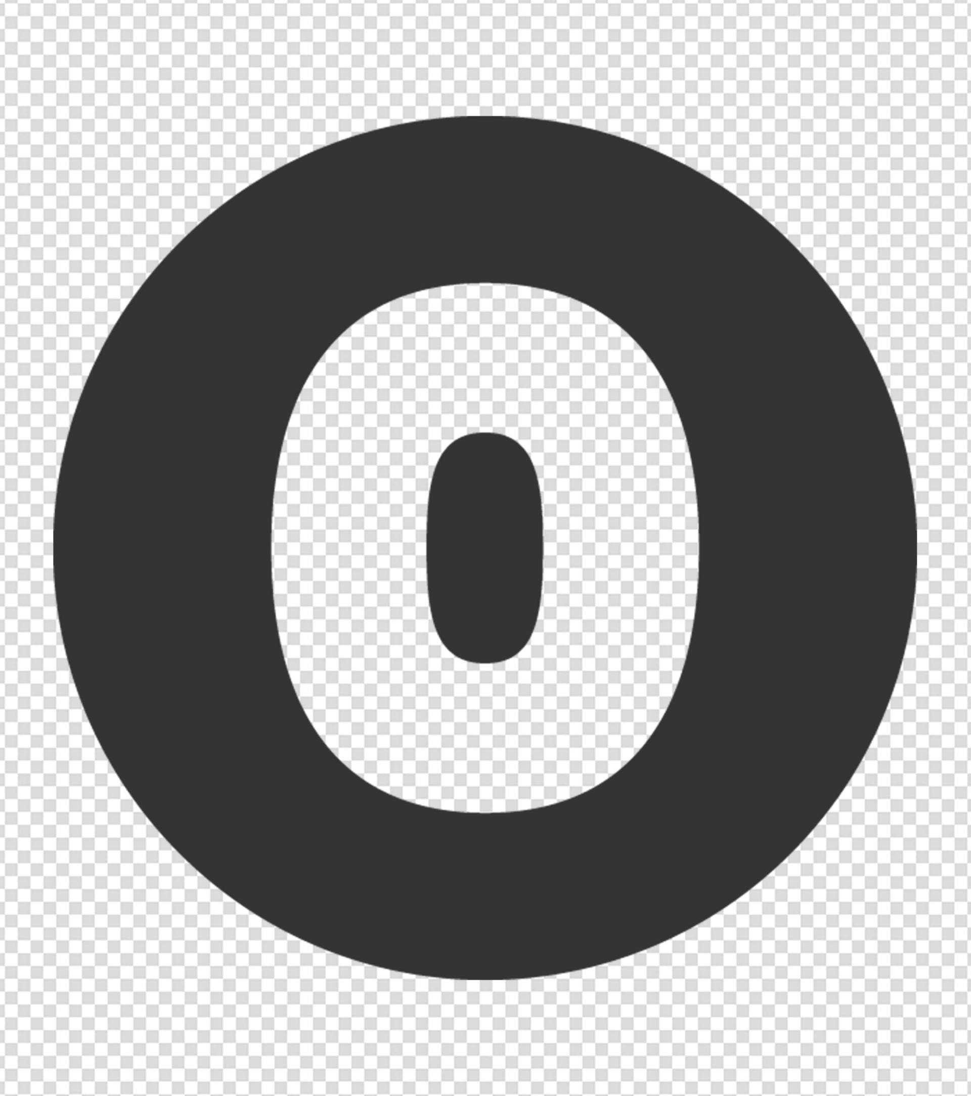 空心数字零