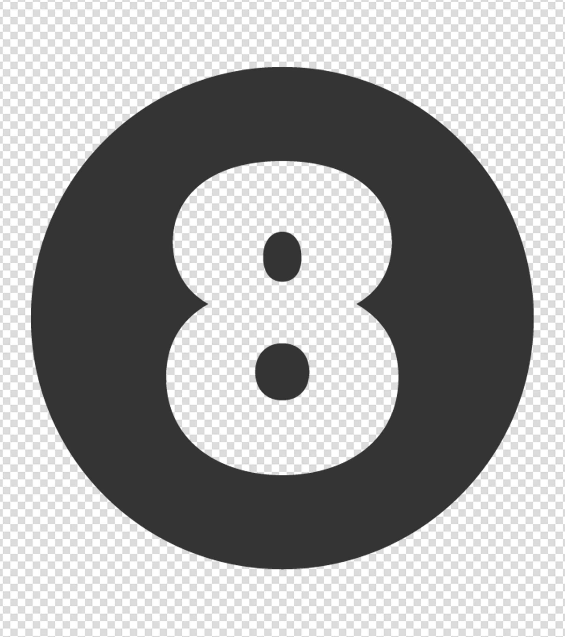 空心数字八