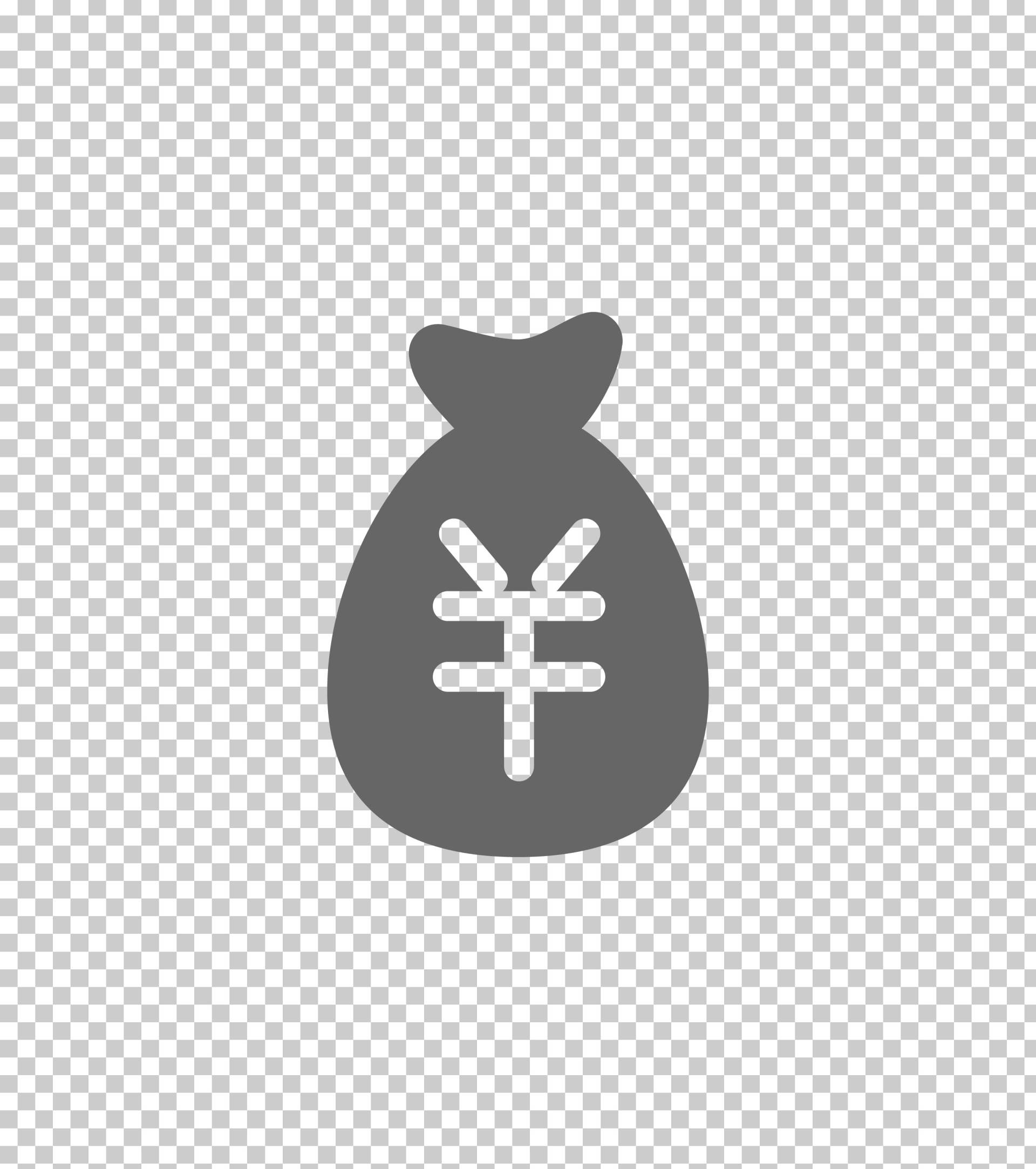 钱袋金钱标志