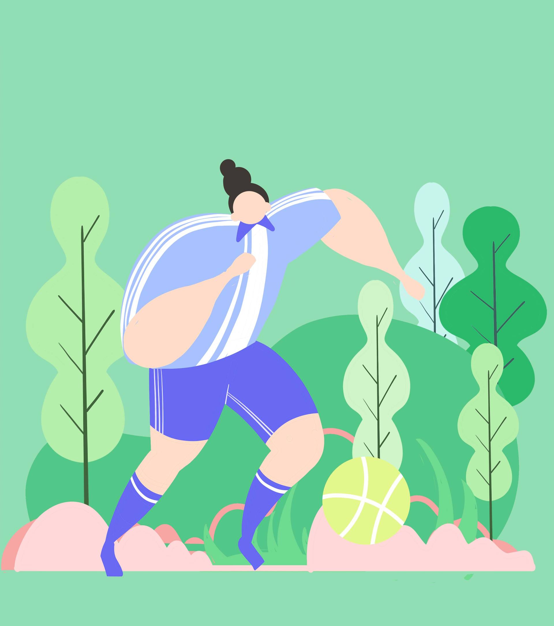 绿色植树节活动元素
