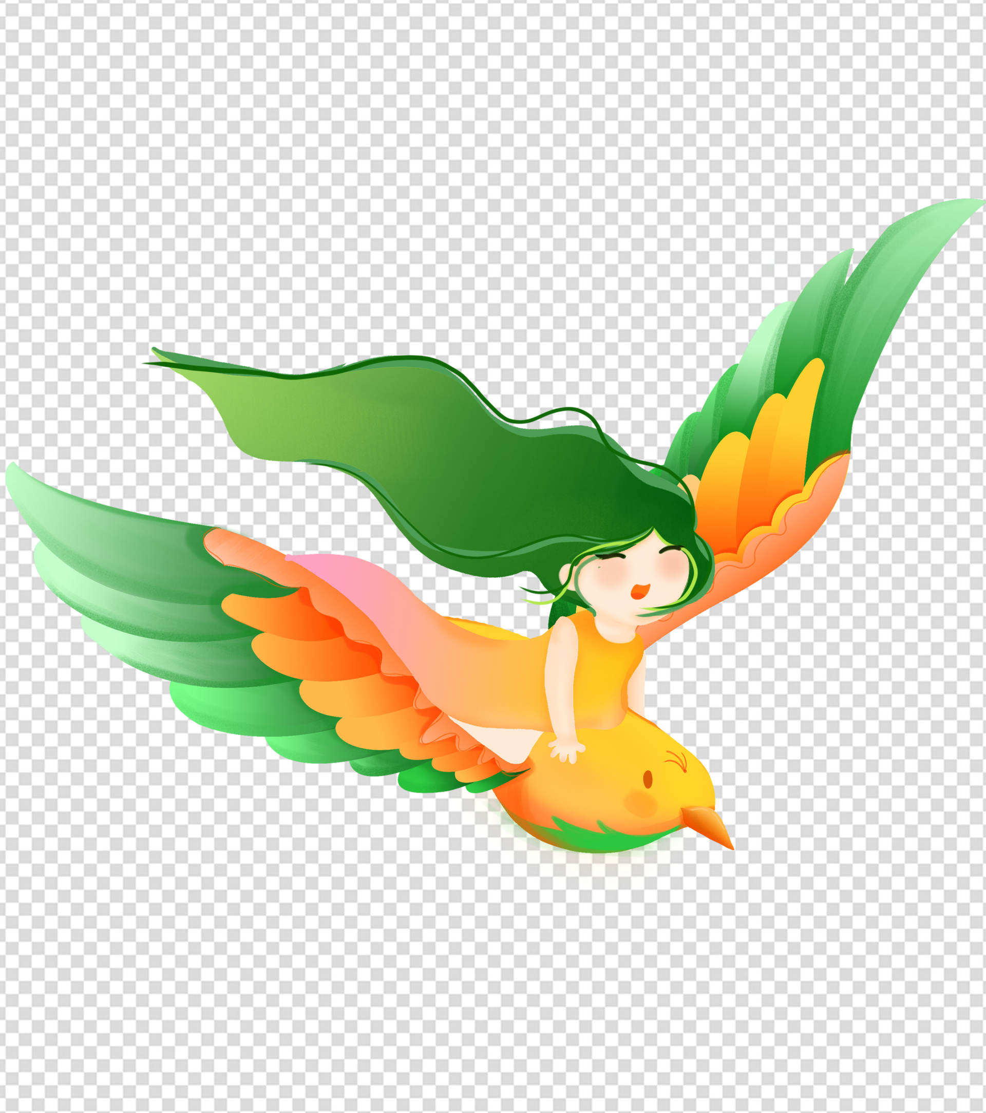 小鸟儿童元素
