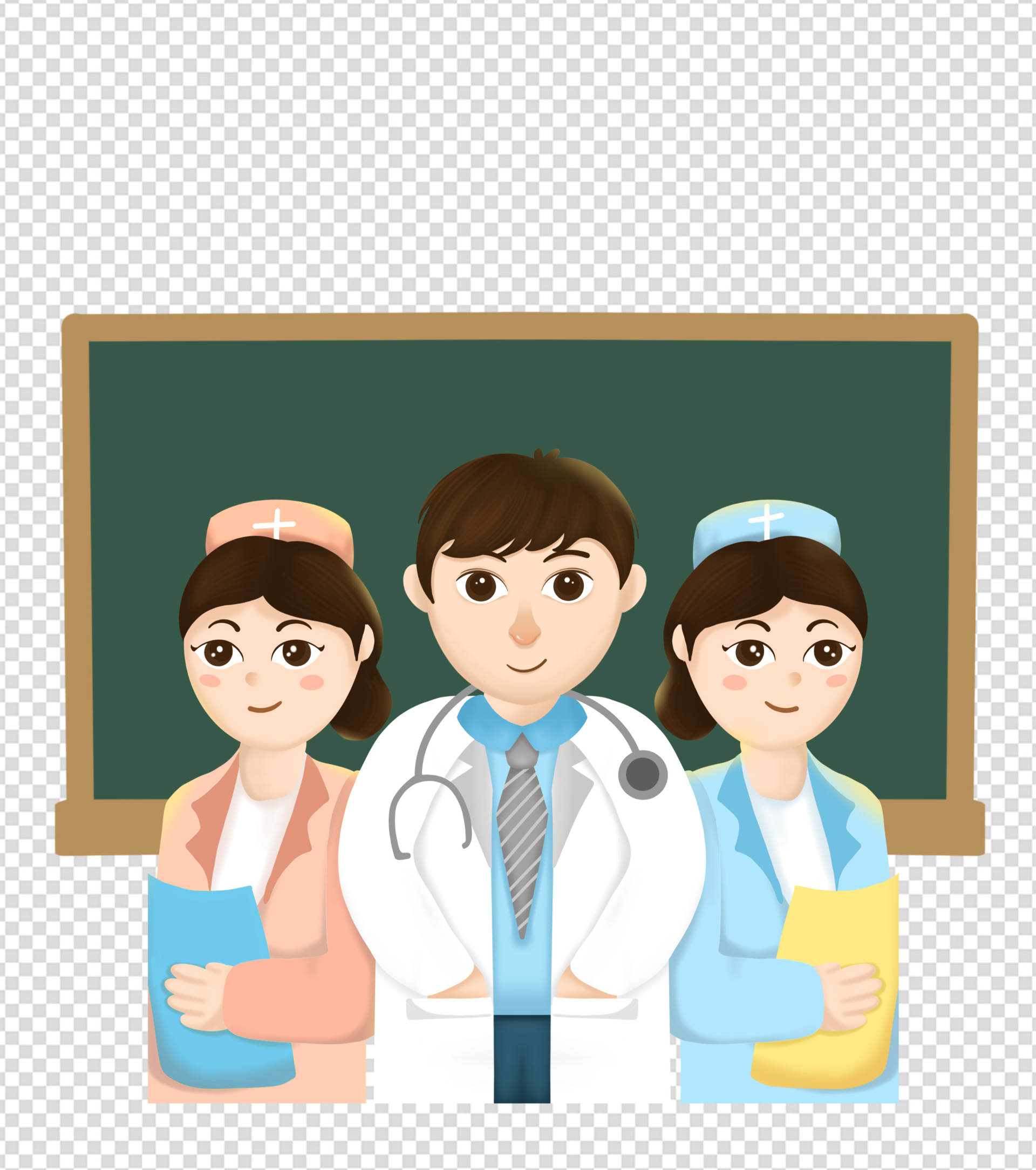 医疗医护人员元素