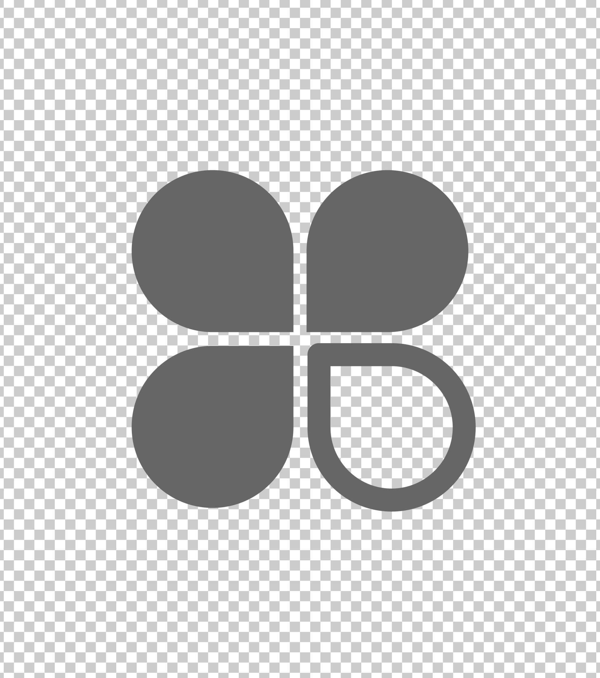 花瓣四分之一图标总结
