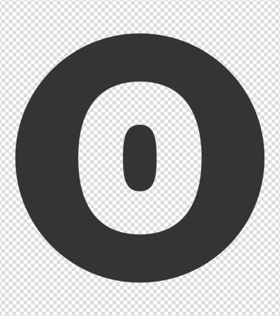 空心数字零