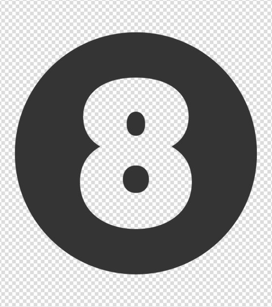 空心数字八