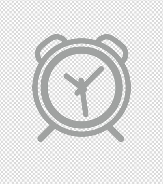 灰色闹钟计时器图标