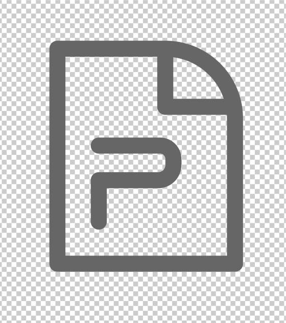 一个PPT文件图标