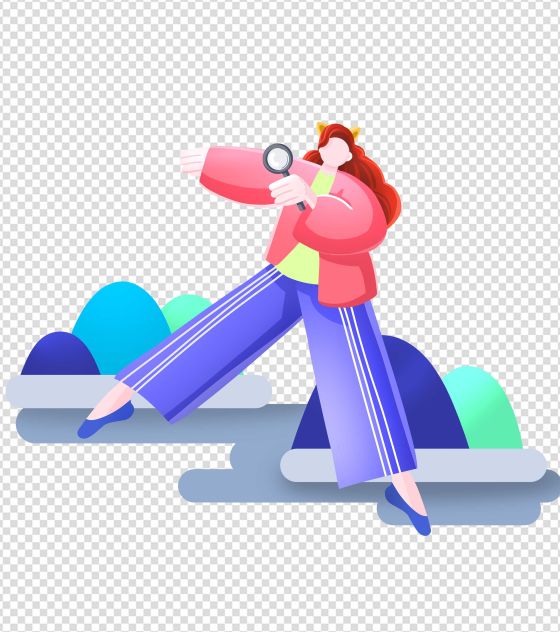 圆规形象人物元素