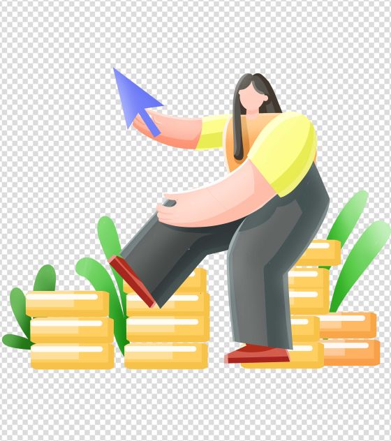 黄色总结图标元素