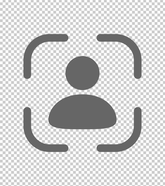 圆角矩形边框单人人像