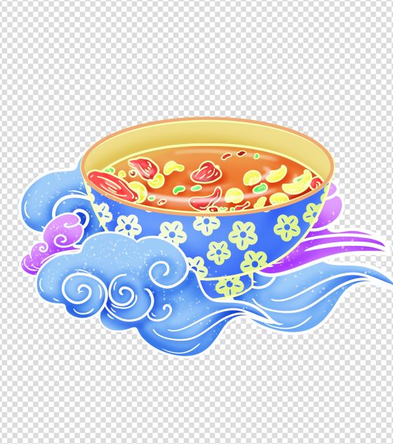 吉祥腊八粥元素