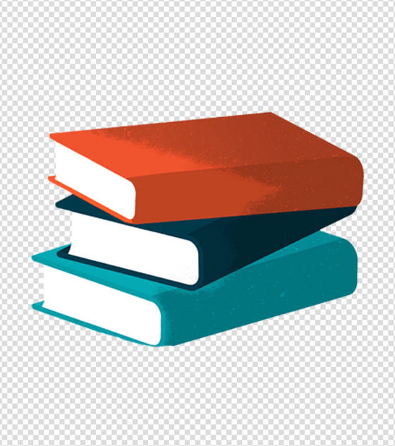 商务卡通书籍元素