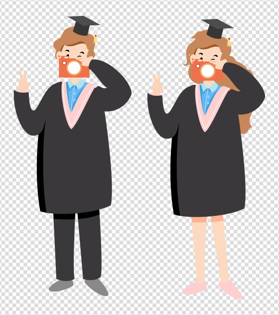 4000x4000px_小清新ppt元素原创毕业生照相学生