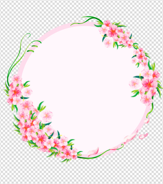 樱花边框