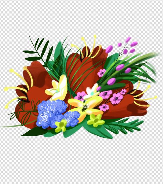 感恩节一捧花束