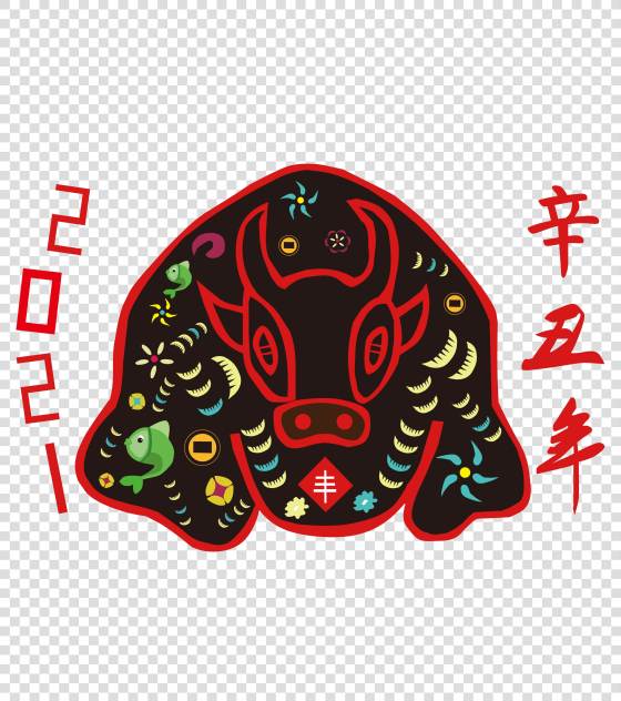 中国风牛元素