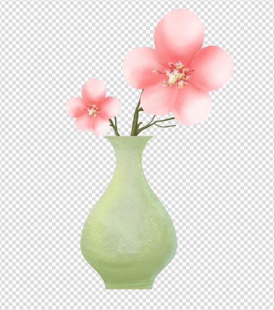 淡雅梅花元素
