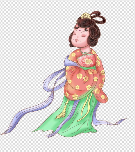 古风唐朝美女元素